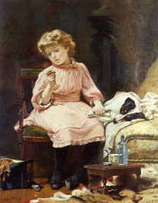Photo of "NOT MUCH WRONG, 1889" by CHARLES BURTON BARBER