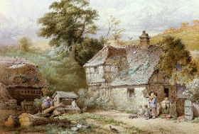 Photo of "ON THE COAST NEAR FLAMBOROUGH" by MYLES BIRKET FOSTER
