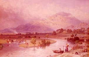 Photo of "BEN LEDI FROM CALLANDER, PERTHSHIRE." by MYLES BIRKET FOSTER
