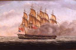 Photo of "NAVAL BATTLE BETWEEN THE SHANNON & THE CHESAPEAKE" by MILES WALTERS