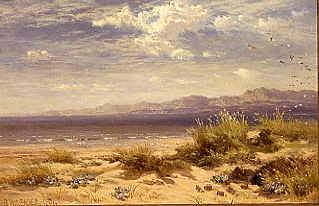 Photo of "ON THE SANDS AT HARLECH, WALES" by BENJAMIN WILLIAMS LEADER