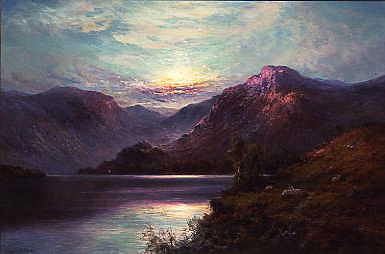 Photo of "LOCH KATRINE NEAR STRONACHLACHER, THE HIGHLANDS, SCOTLAND, UK" by ALFRED DE BREANSKI