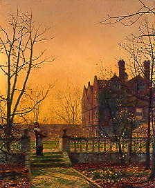 Photo of "AUTUMN GOLD." by JOHN ATKINSON GRIMSHAW