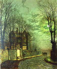 Photo of "AT NIGHTFALL." by JOHN ATKINSON GRIMSHAW