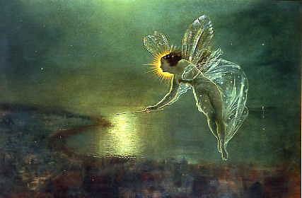 Photo of "SPIRIT OF THE NIGHT." by JOHN ATKINSON GRIMSHAW