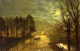 Photo of "NOVEMBER DUSK." by JOHN ATKINSON GRIMSHAW