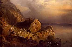 Photo of "SLEGH HEAD, WEST COAST OF IRELAND" by CAPTAIN RICHARD BRYDGES BEECHEY