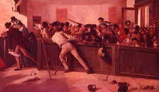 Photo of "AT THE PIT DOOR." by EYRE CROWE