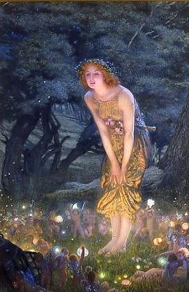 Photo of "MIDSUMMER EVE." by EDWARD ROBERT HUGHES