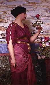 Photo of "THE FLOWER ARRANGER." by JOHN WILLIAM GODWARD