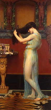 Photo of "THE TOILET." by JOHN WILLIAM GODWARD