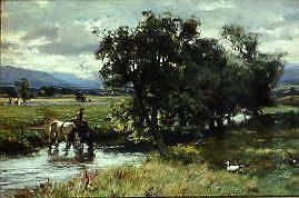 Photo of "WATERING THE HORSES" by DAVID FARQUHARSON