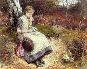 Photo of "SNOWDROPS." by MYLES BIRKET FOSTER