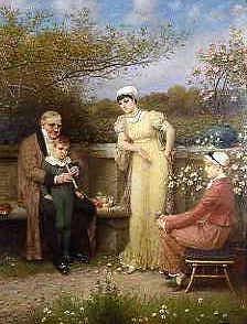 Photo of "A MUSIC LESSON." by GEORGE HENRY BOUGHTON