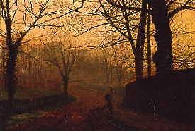 Photo of "EVENING GLOW, 1882." by JOHN ATKINSON GRIMSHAW