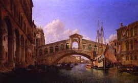 Photo of "THE BRIDGE OF THE RIALTO, VENICE." by HENRY PETHER