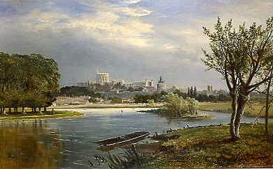 Photo of "WINDSOR FROM THE THAMES" by EDMUND JOHN, JNR. NIEMANN