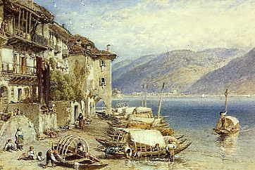 Photo of "FISHERMAN'S ISLAND, LAGO MAGGIORE, ITALY" by MYLES BIRKET FOSTER