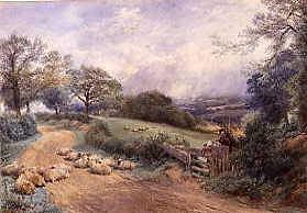 Photo of "ENGLISH SUMMER LANDSCAPE" by MYLES BIRKET FOSTER