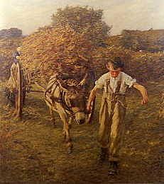 Photo of "CUTTING BRACKEN" by HENRY HERBERT LA THANGUE