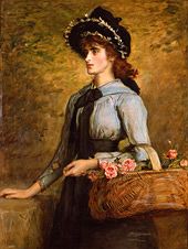 Photo of "SWEET EMMA MORELAND, 1892" by SIR JOHN EVERETT MILLAIS