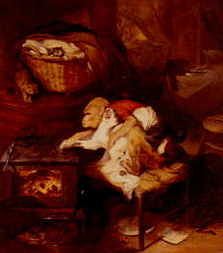 Photo of "THE CAT'S PAW. (FROM LA FONTAIN'S FABLE)" by SIR EDWIN HENRY LANDSEER