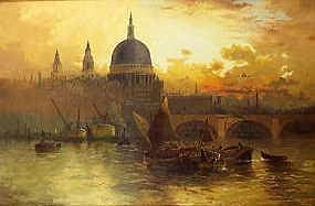Photo of "ST. PAUL'S AND THE CITY OF LONDON" by EDWIN HENRY EUGENE FLETCHER