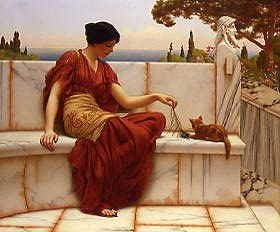 Photo of "THE FAVOURITE." by JOHN WILLIAM GODWARD