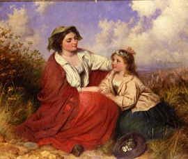 Photo of "THE DAISY CHAIN." by EDWARD JOHN COBBETT