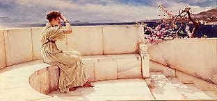 Photo of "EXPECTATIONS." by SIR LAWRENCE ALMA-TADEMA