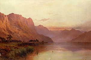 Photo of "DERWENTWATER, NEAR KESWICK." by ALFRED DE BREANSKI