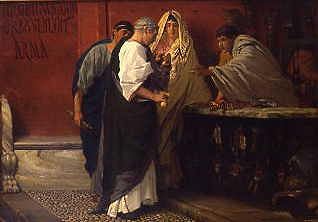 Photo of "THE ARMOURER'S SHOP IN ANCIENT ROME" by SIR LAWRENCE ALMA-TADEMA