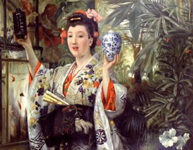 Photo of "LA JAPONAISE" by JACQUES JOSEPH TISSOT