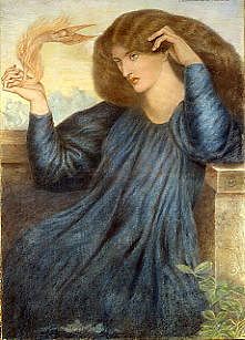 Photo of "LA DONNA DELLA FLAMMA" by DANTE GABRIEL ROSSETTI