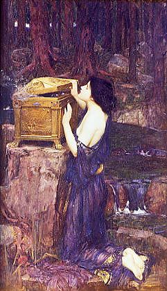 Photo of "PANDORA" by JOHN WILLIAM WATERHOUSE