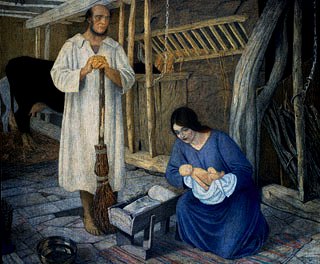 Photo of "THE NATIVITY, 1925" by ARTHUR JOSEPH GASKIN