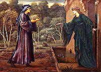 Photo of "THE PILGRIM AT THE GATE OF IDLENESS" by EDWARD BURNE-JONES