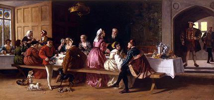 Photo of "HENRY VIII FINDS ANN BOLEYN FLIRTING WITH LORD PERCY" by DAVID WILKIE WYNFIELD