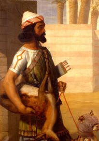 Photo of "THE ASSYRIAN HUNTER, 1853" by JOHN ROGERS HERBERT