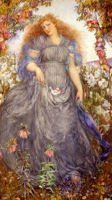 Photo of "THE FLOWER MAIDEN" by HENRY JOHN STOCK