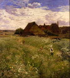 Photo of "CHILDREN IN A FIELD" by JOHN CLAYTON ADAMS
