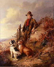 Photo of "THE GAMEKEEPER'S BOY" by WILLIAM WALKER MORRIS