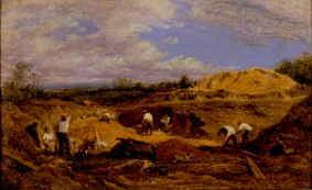 Photo of "THE SANDPIT,1857" by JOHN LINNELL