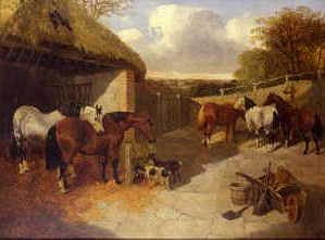 Photo of "THE FARMYARD" by JOHN FREDERICK HERRING