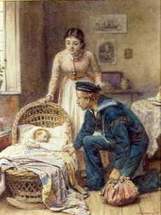 Photo of "THE SAILOR'S RETURN." by GEORGE GOODWIN KILBURNE