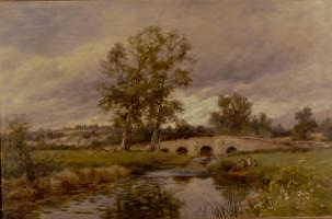 Photo of "OLDBRIDGE, NEAR LEICESTER, 1888." by DAVID BATES