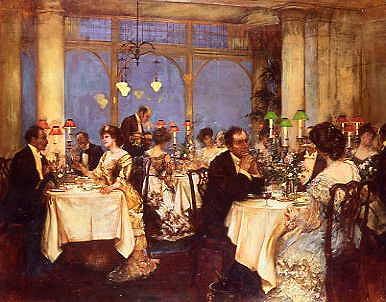 Photo of "ELEGANT SOIREE." by ALBERT CHEVALIER TAYLER