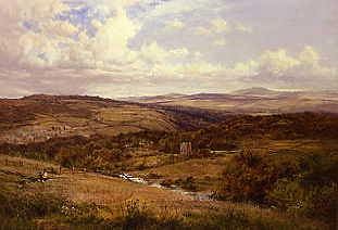 Photo of "ON THE BORDERS OF DARTMOOR, 1881" by BENJAMIN WILLIAMS LEADER