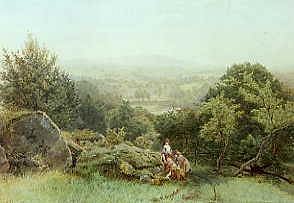 Photo of "A DISTANT VIEW OF BOLTON ABBEY, 1870" by JAMES WHAITE