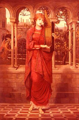 Photo of "ST. CECILIA." by JOHN MELHUISH STRUDWICK